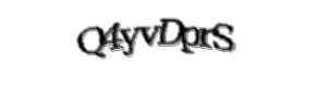 Security check image, please type the characters shown